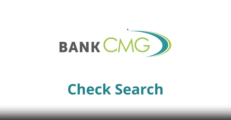 Positive Pay – Check Search